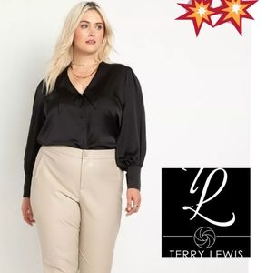 Terry Lewis Luxuries | PLUS Classic Leather Pants Tan